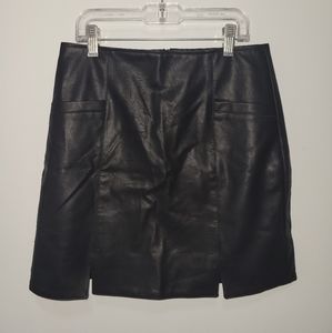 Altar'd State Leather Mini Skirt